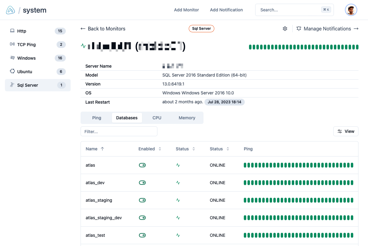 SQL Server Monitor